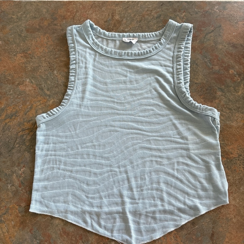 Cotton On Light Blue Muscle Tee